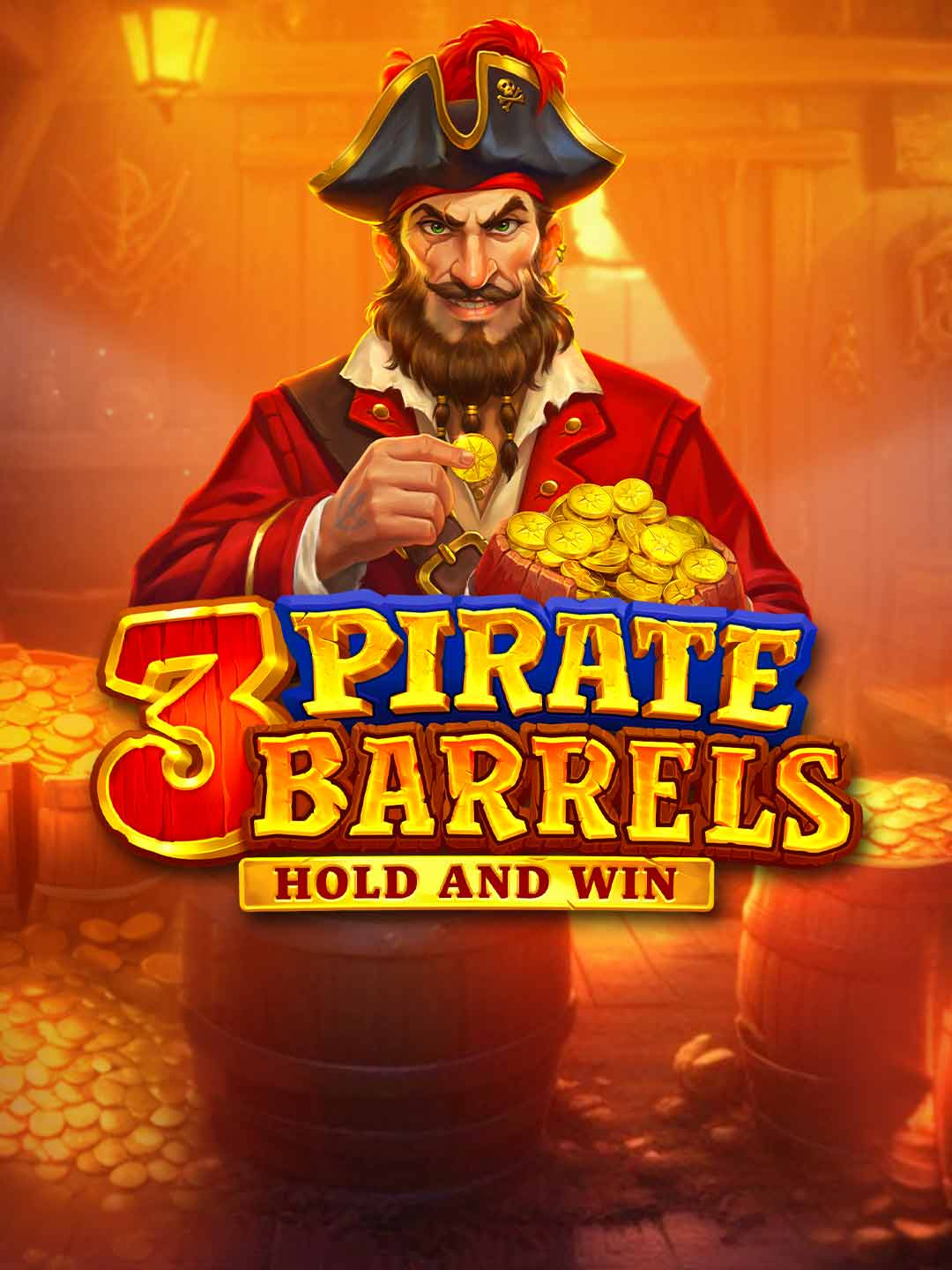 3 Pirate Barrels: Hold and Win