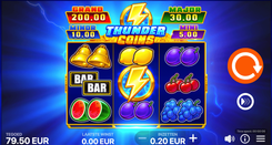 Thunder Coins: Hold and Win gameplay